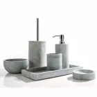 Juego de accesorios de baño Montale de piedra gris. viadurini