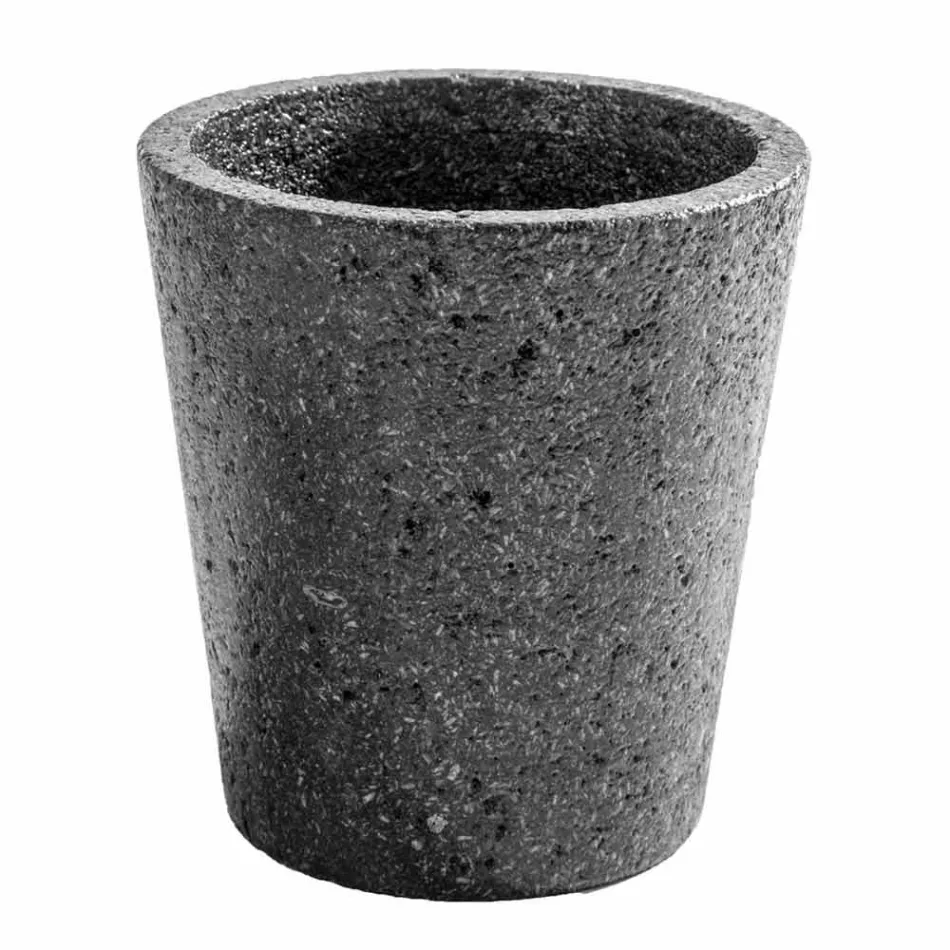 Juego de accesorios de baño de piedra de lava de Montiano. viadurini