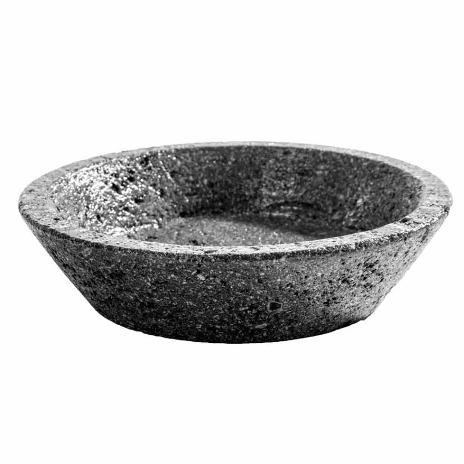 Juego de accesorios de baño de piedra de lava de Montiano. viadurini