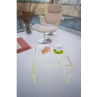 Mesitas de noche de diseño moderno en metacrilato Made in Italy - Leielui viadurini