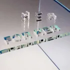 Mesitas de noche de diseño moderno en metacrilato Made in Italy - Leielui viadurini