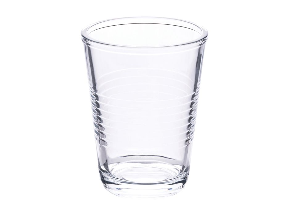 Juego de 12 vasos de agua de 270 ml en vidrio artesanal - Taza viadurini