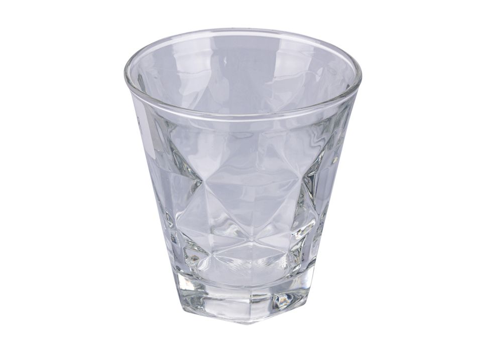 Juego de 12 Vasos de Agua de 280 ml en Vidrio Artesanal - Taza viadurini