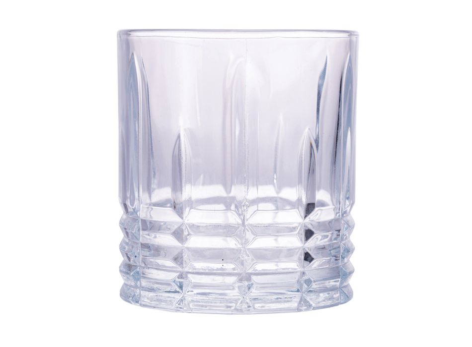Juego de 12 Vasos de Agua de 320 ml en Vidrio Artesanal - Taza viadurini