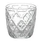 Juego de 12 vasos de agua de 325 ml con diferentes decoraciones de cristal - Tips viadurini