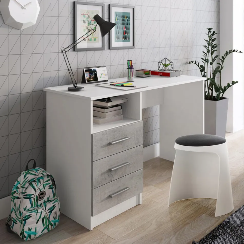 Conjunto de 2 taburetes de polipropileno y asiento de tela - Anchoa viadurini