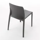 Juego de 4 Sillas de Exterior e Interior en Polipropileno de Diferentes Colores - Construido viadurini