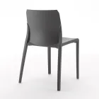 Juego de 4 Sillas de Exterior e Interior en Polipropileno de Diferentes Colores - Construido viadurini