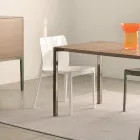 Juego de 4 Sillas de Exterior e Interior en Polipropileno de Diferentes Colores - Construido viadurini