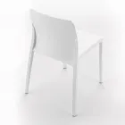 Juego de 4 Sillas de Exterior e Interior en Polipropileno de Diferentes Colores - Construido viadurini