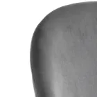 Conjunto de 4 Sillas en Tejido de Microfibra Efecto Terciopelo - Terbio viadurini