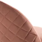 Conjunto de 4 Sillas en Tejido de Microfibra Efecto Terciopelo - Terbio viadurini