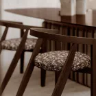 Juego de 4 sillas modernas de madera maciza de alta calidad, fabricadas en Italia - Vela viadurini