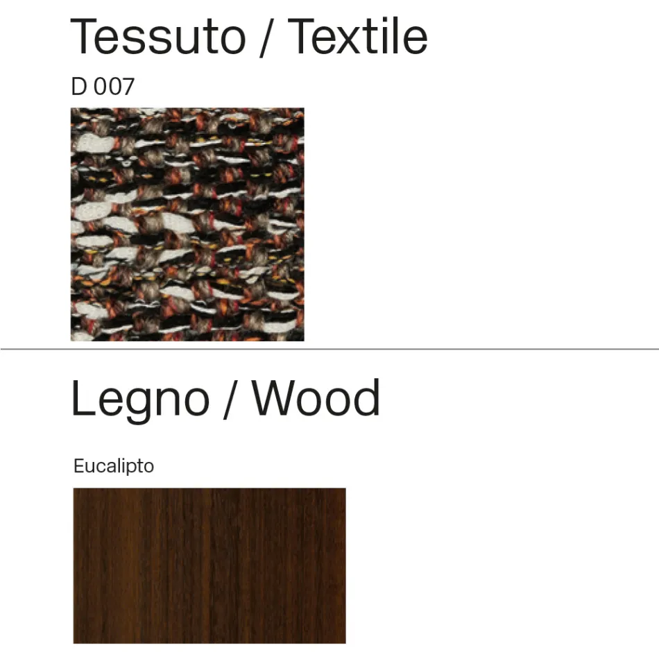 Juego de 4 sillas modernas de madera maciza de alta calidad, fabricadas en Italia - Vela viadurini