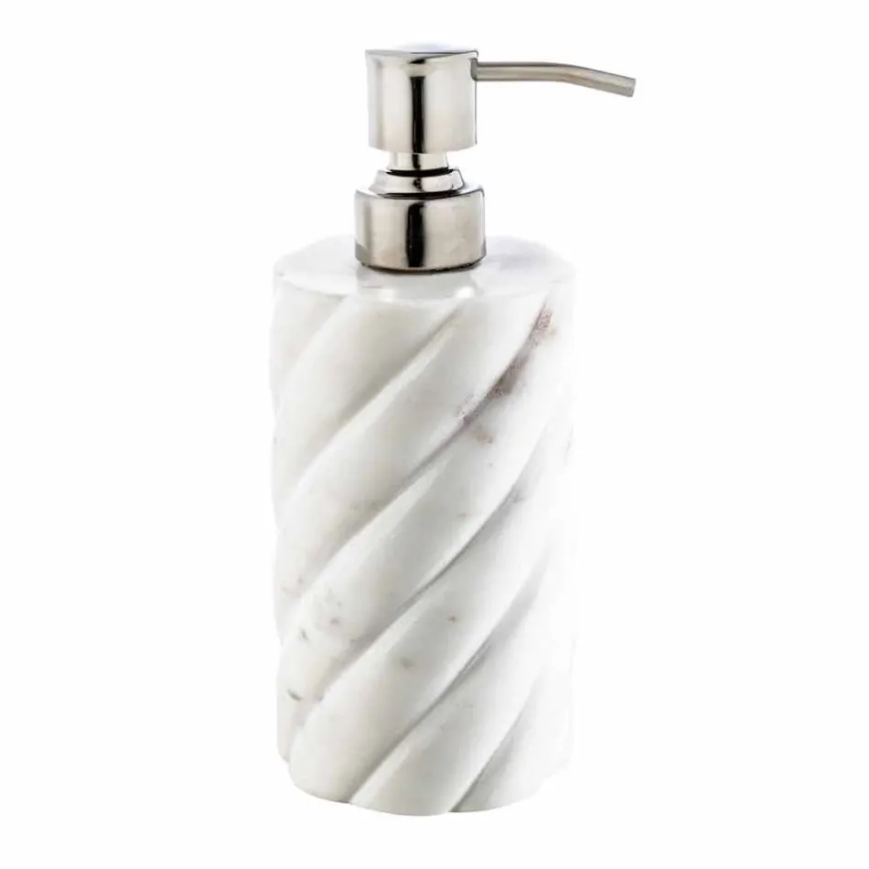 Conjunto de muebles de diseño suspendidos para baño en blockboard de teca Poggio. viadurini