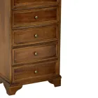 Cómoda en Madera Maciza de Diferentes Acabados Made in Italy - Nortia viadurini