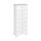 Cómoda en Madera Maciza de Diferentes Acabados Made in Italy - Nortia viadurini