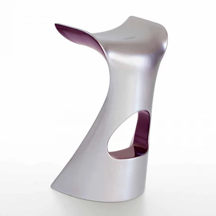 Taburete moderno de alto diseño en polietileno - Koncord Next by Slide viadurini
