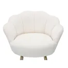 Taburete alto en hierro dorado con asiento tapizado en terciopelo - Annina viadurini