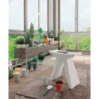 Taburete bajo de polipropileno para exterior fabricado en Italia - Prue viadurini