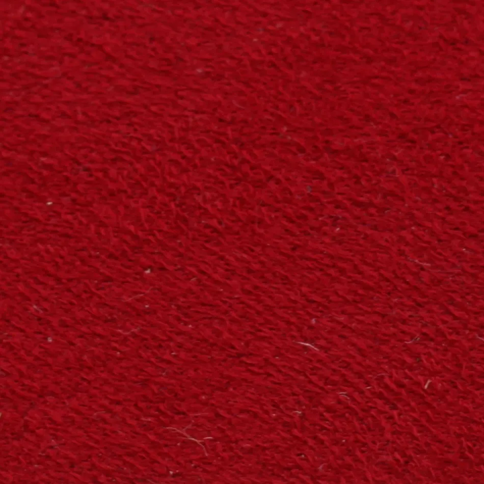 Taburete Completamente Tapizado En Technofiber Rojo Made in Italy - Screen viadurini