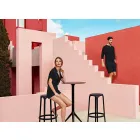 Taburete de exterior Brooklyn by Vondom en polipropileno, H 76 cm viadurini