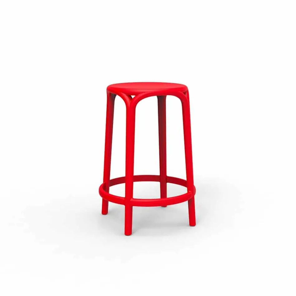 Taburete de exterior Brooklyn Vondom H 66 cm, en polipropileno. viadurini