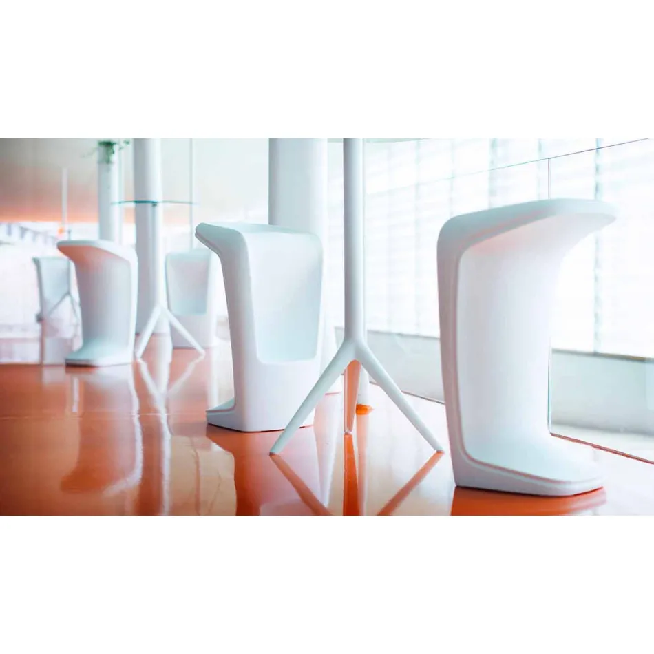 Taburete de exterior de diseño moderno Ufo by Vondom en polietileno viadurini