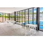 Taburete de jardín apilable Vondom Spritz H 97 cm en polipropileno viadurini