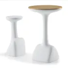 Taburete de jardín en polietileno coloreado Made in Italy - Stromboli viadurini