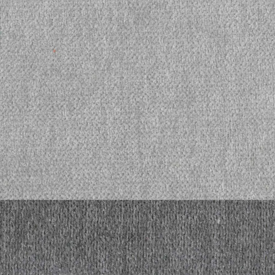 Taburete de salón de diseño en tela con borde y metal antracita - Scarat viadurini