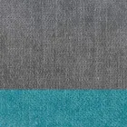 Taburete de salón de diseño en tela con borde y metal antracita - Scarat viadurini