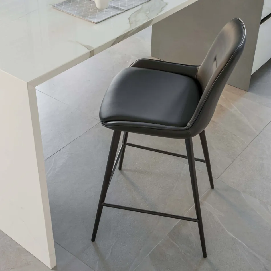 Taburete de Salón con Diferentes Estructuras y Acabados - Denis viadurini