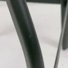 Taburete de diseño moderno en metal y madera regulable Livorno1 viadurini