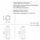 Taburete apilable para interior o exterior blanco o negro 2 piezas - Liberty by Myyour viadurini