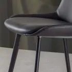 Taburete fijo H 65 cm, Estructura con 4 patas de metal - Inés viadurini