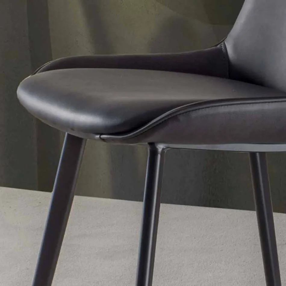 Taburete fijo H 65 cm, Estructura con 4 patas de metal - Inés viadurini