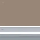 Taburete fijo de piel sintética, diseño moderno H 65 cm - Alina viadurini