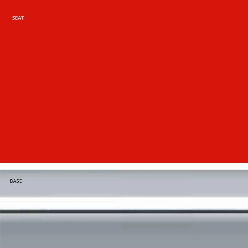 Taburete fijo de piel sintética, diseño moderno H 65 cm - Alina viadurini