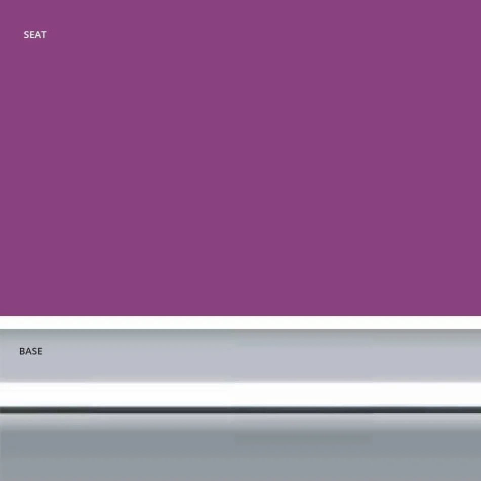 Taburete fijo de piel sintética, diseño moderno H 65 cm - Alina viadurini