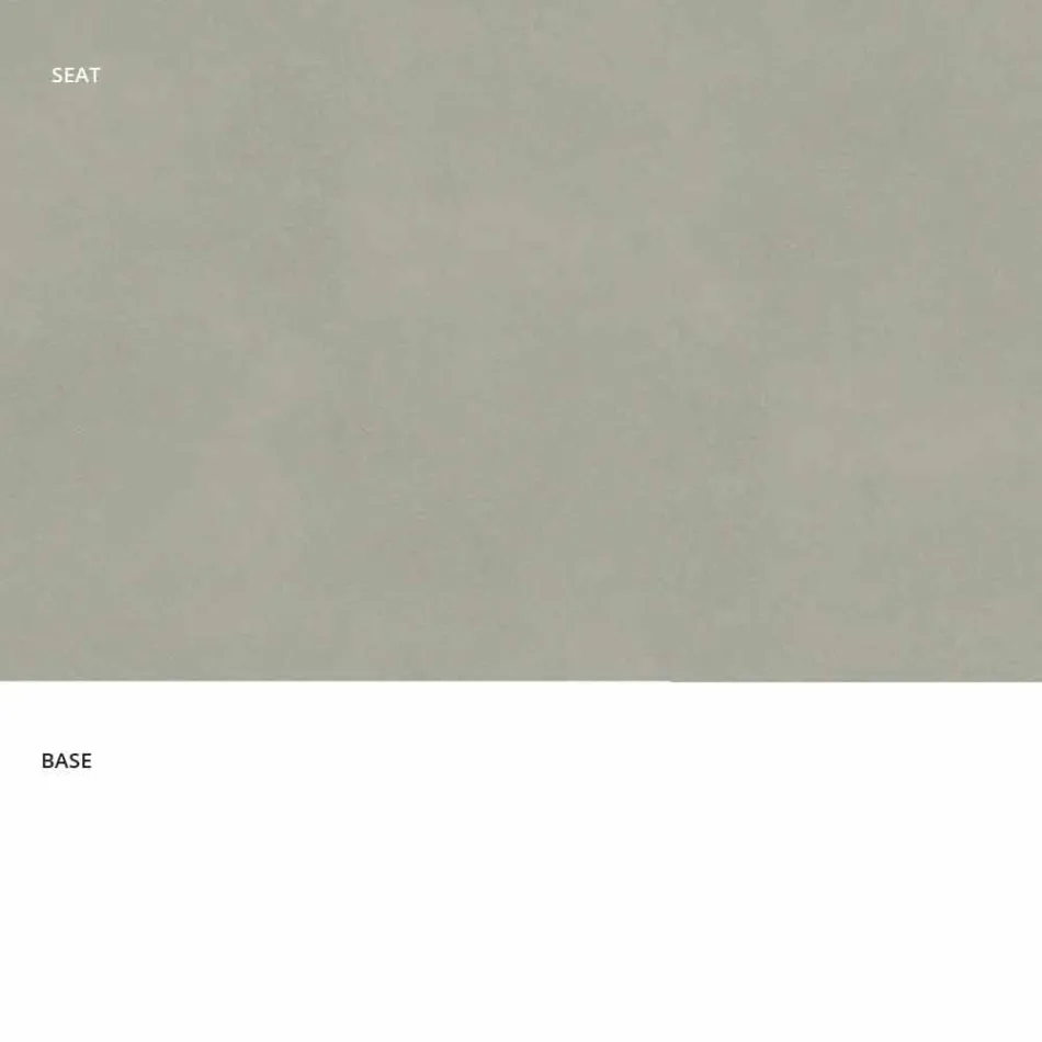 Taburete fijo de piel sintética, diseño moderno H 65 cm - Alina viadurini