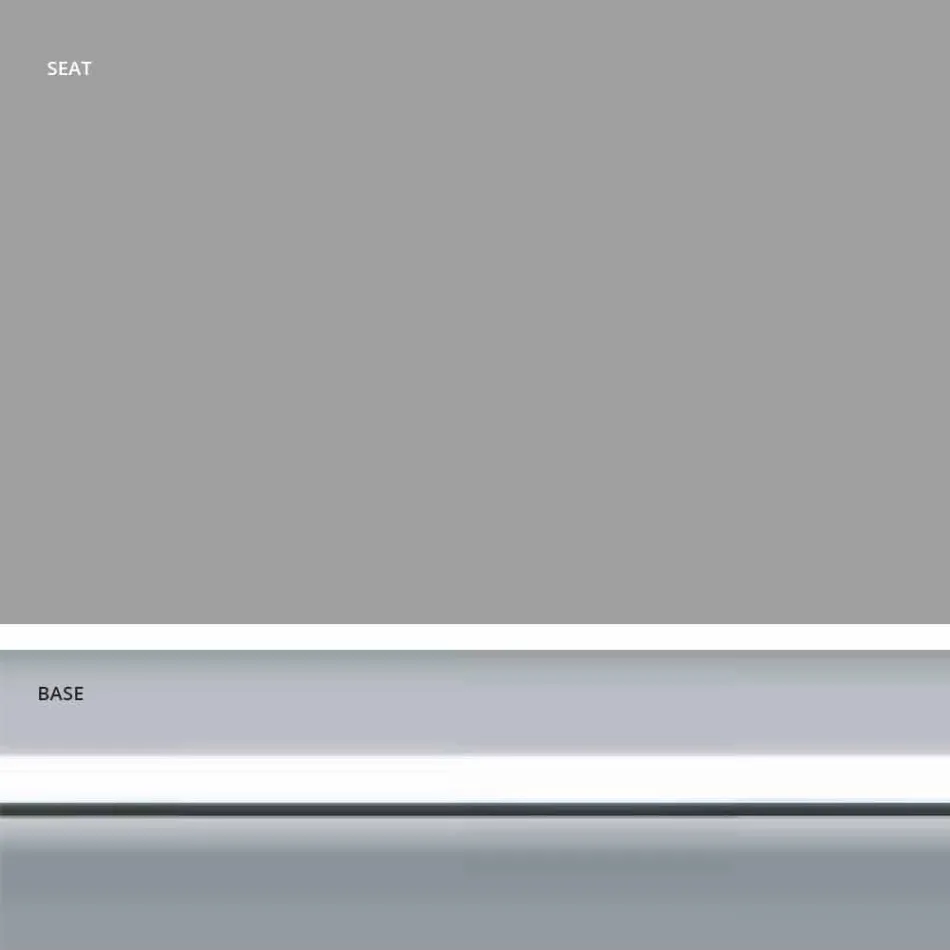 Taburete fijo de piel sintética, diseño moderno H 65 cm - Alina viadurini