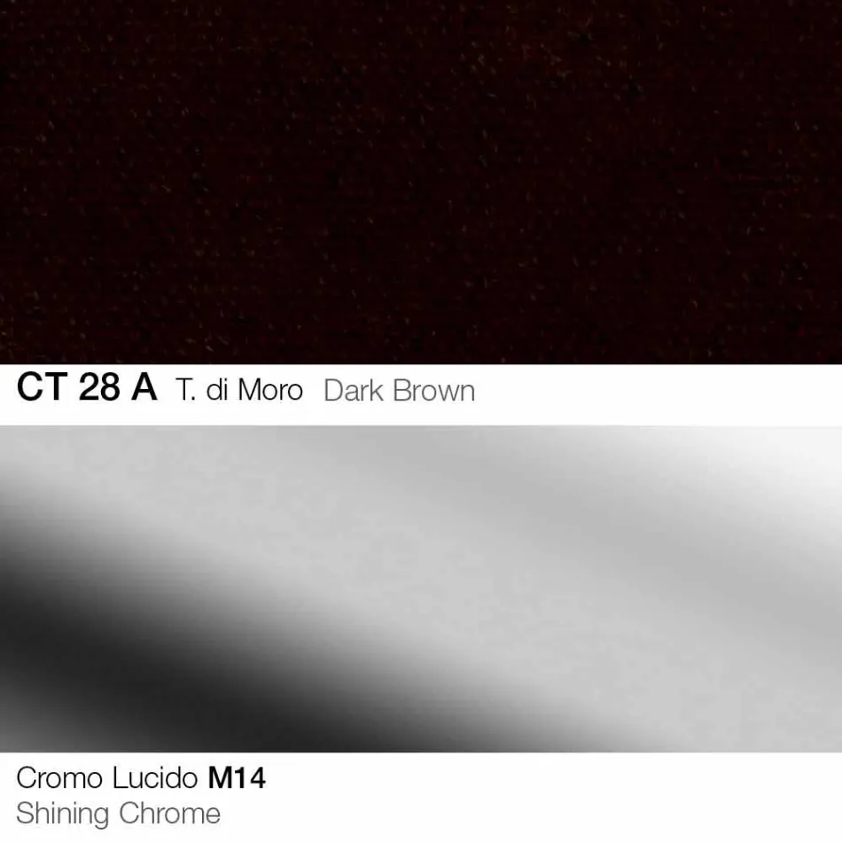 Taburete giratorio de tela y acero con elevador de gas Made in Italy - Marchesi viadurini