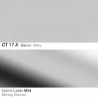 Taburete giratorio de tela y acero con elevador de gas Made in Italy - Marchesi viadurini