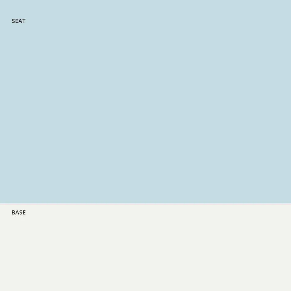 Taburete Apilable en Metal y Polipropileno Hecho en Italia, 2 Piezas - Charla viadurini