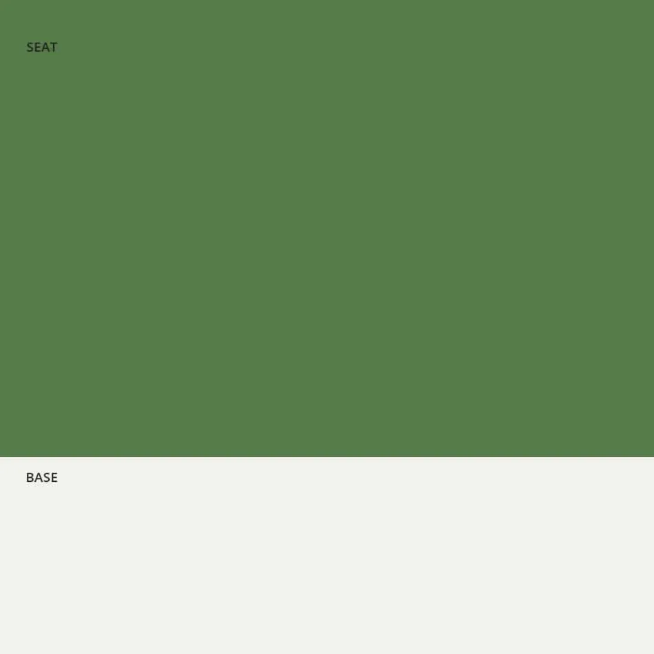 Taburete Apilable en Metal y Polipropileno Hecho en Italia, 2 Piezas - Charla viadurini