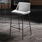 Taburete moderno de metal y tela de colores Made in Italy - Marianet viadurini