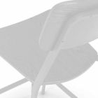 Taburete moderno de metal con asiento y respaldo en madera, 2 piezas - Habibi viadurini