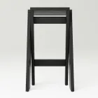 Taburete plegable y apilable de fresno macizo - Write viadurini