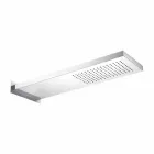 Cabezal de ducha de acero con chorro de lluvia Made in Italy - Nairobi viadurini